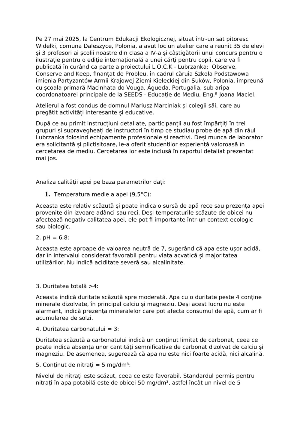 Raportul râului Lubrzanka