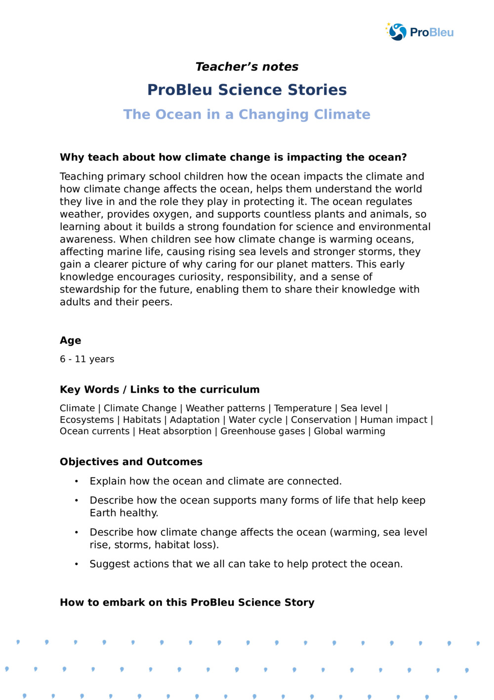 The Ocean in a Changing Climate_ Teacher's Notes_0