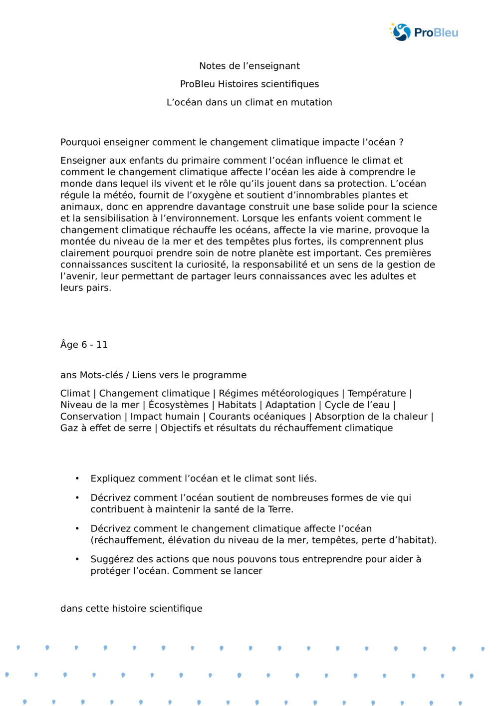 L’océan dans un Climate_ changeant Notes de l’enseignant_0
