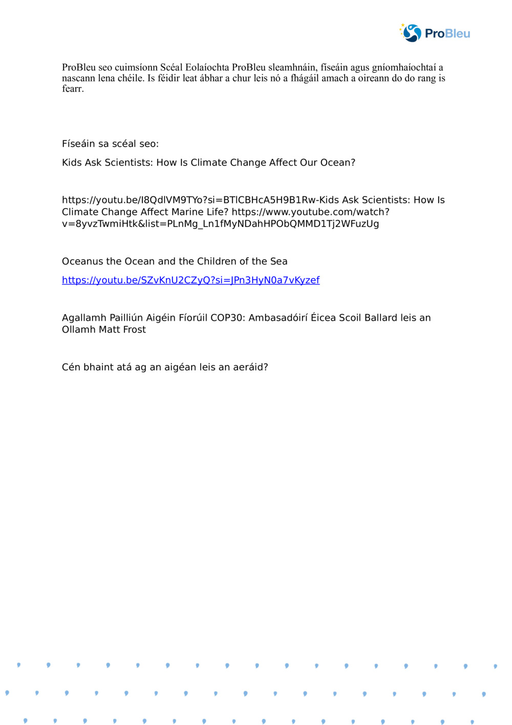 An tAigéan i Climate_ Athraitheach Nótaí an Mhúinteora_1