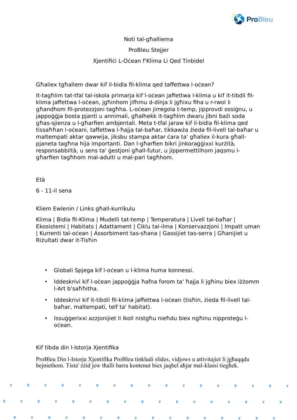 L-Oċean f'Climate_ Jinbidel Noti tal-Għalliema_0