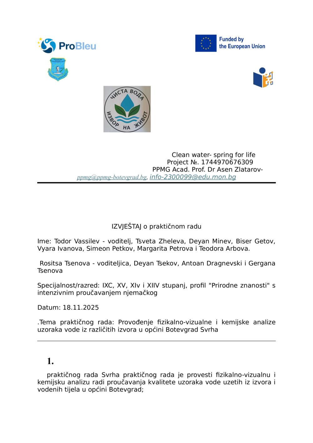 Fizikalno-kemijska analiza