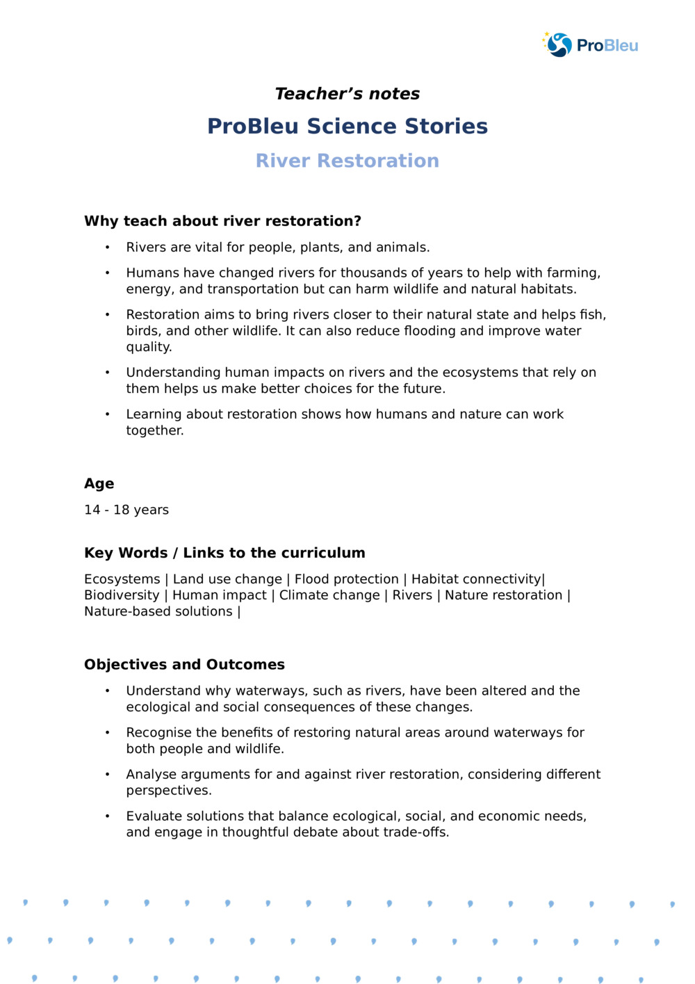 Teacher's notes_ Restoring Waterways Science Story_0