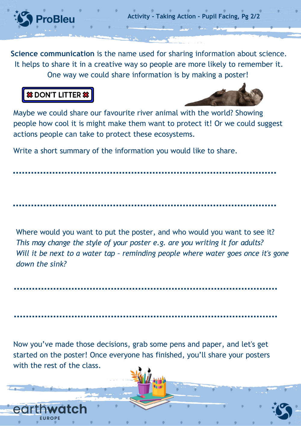 Taking Action - Making a Poster_1