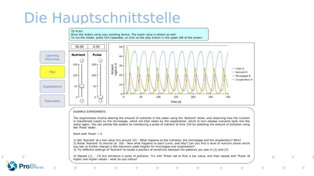 Die Hauptschnittstelle