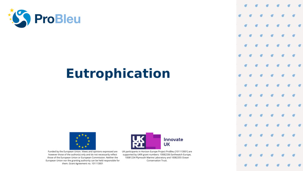 Eutrophication