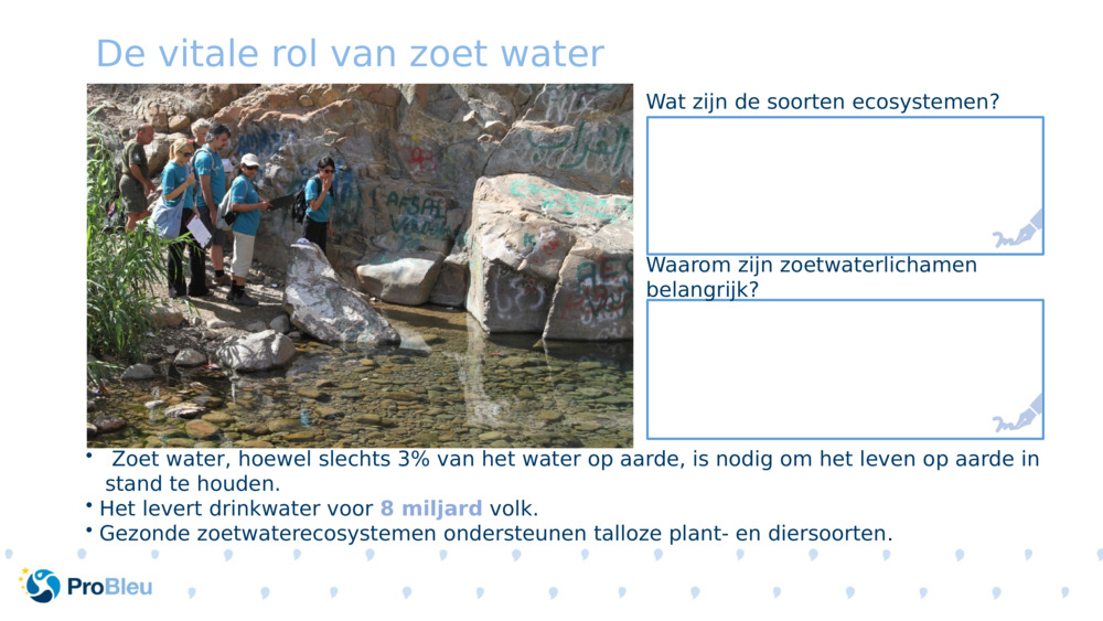 De vitale rol van zoet water