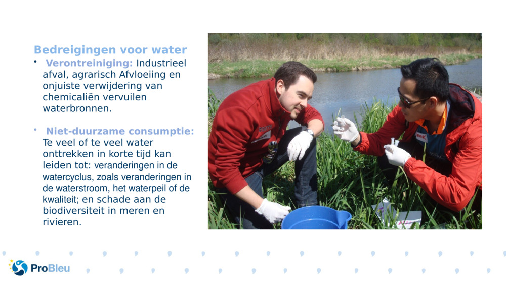 Bedreigingen voor water