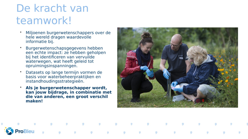 De kracht van teamwork!