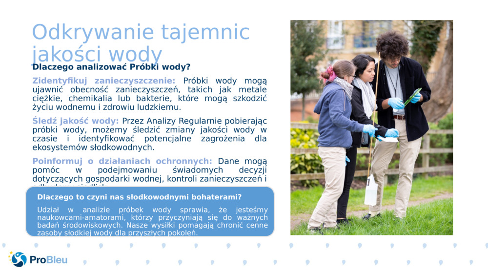 Odkrywanie tajemnic jakości wody