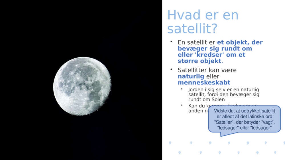 Hvad er en satellit? 