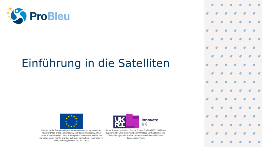 Einführung in die Satelliten