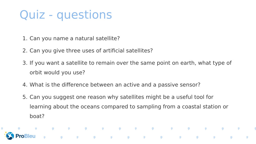 Quiz - questions