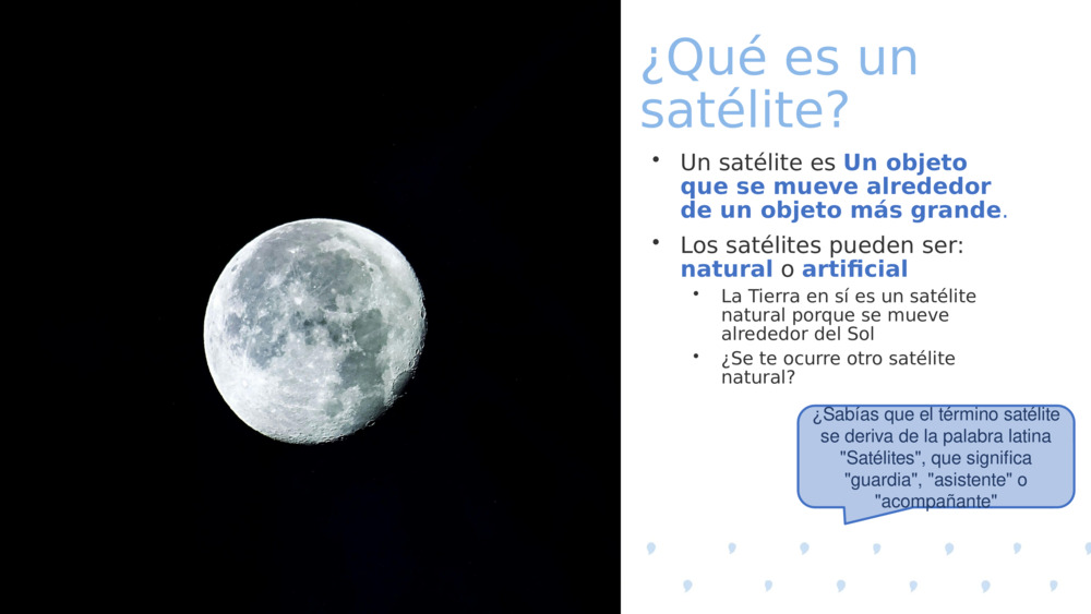 ¿Qué es un satélite? 