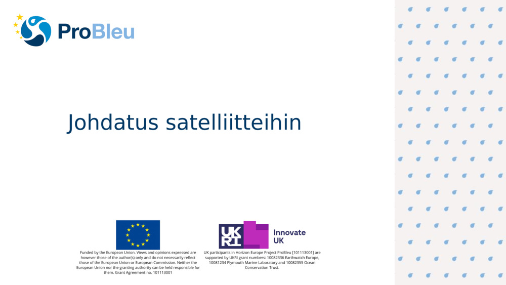 Johdatus satelliitteihin