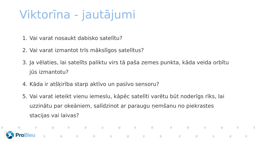 Viktorīna - jautājumi