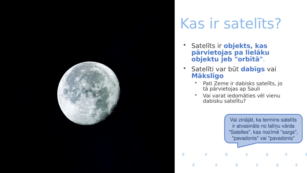 Kas ir satelīts? 