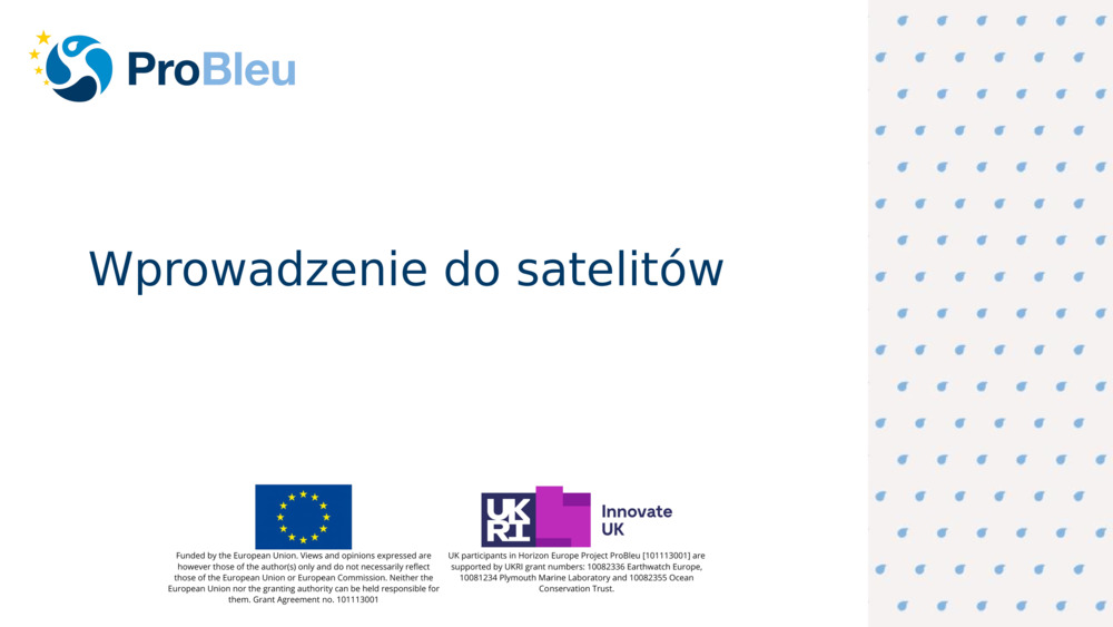 Wprowadzenie do satelitów