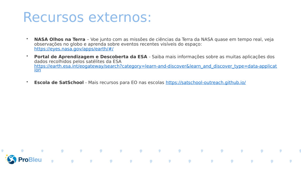 Recursos externos: