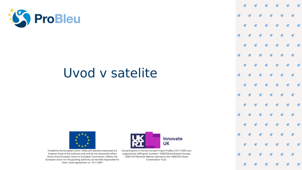 Uvod v satelite