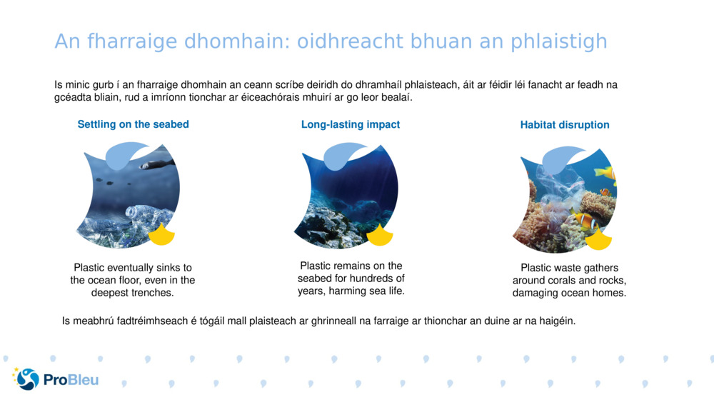 An fharraige dhomhain: oidhreacht bhuan an phlaistigh