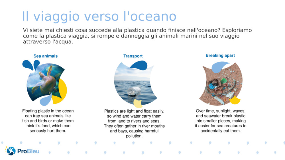 Il viaggio verso l'oceano