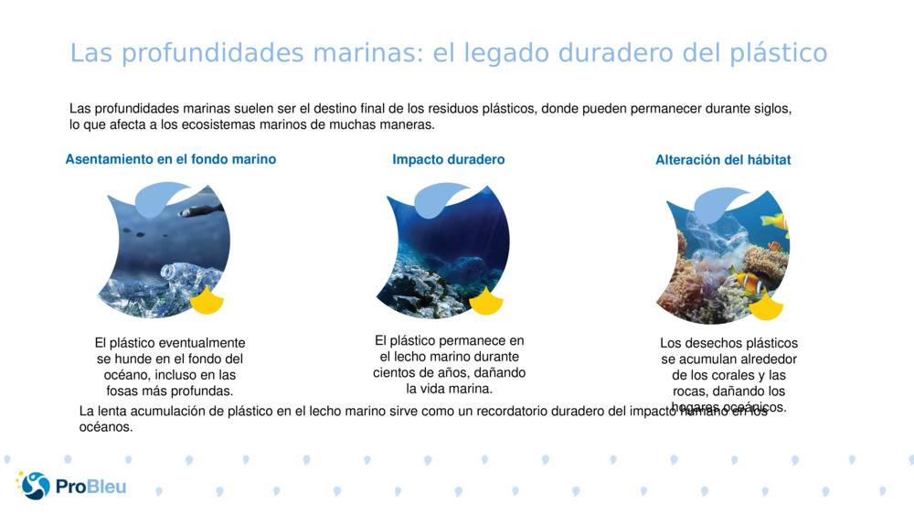 Las profundidades marinas: el legado duradero del plástico