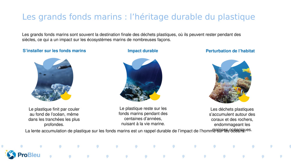 Les grands fonds marins : l’héritage durable du plastique