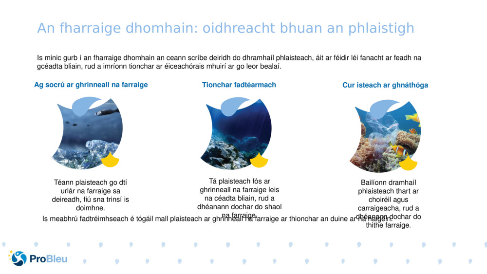 An fharraige dhomhain: oidhreacht bhuan an phlaistigh