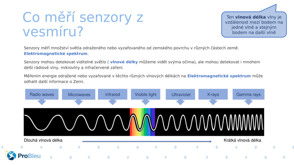 Co měří senzory z vesmíru? 