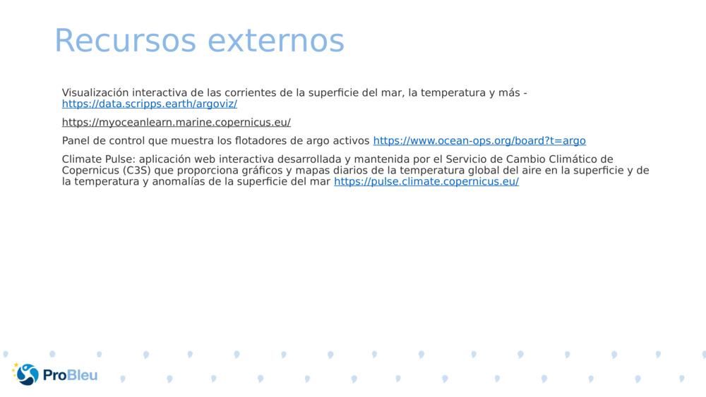 Recursos externos