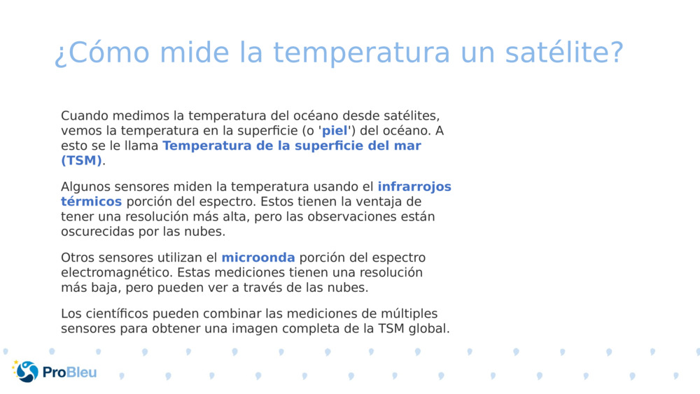 ¿Cómo mide la temperatura un satélite? 