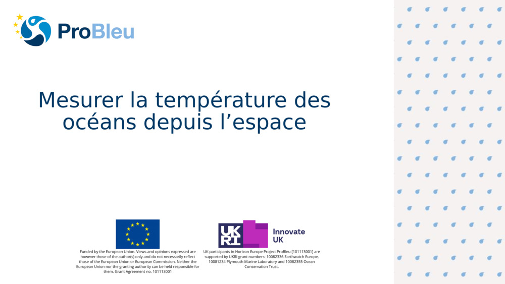 Mesurer la température des océans depuis l’espace