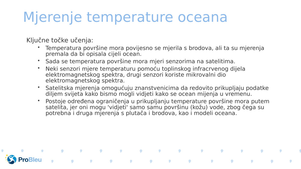 Mjerenje temperature oceana