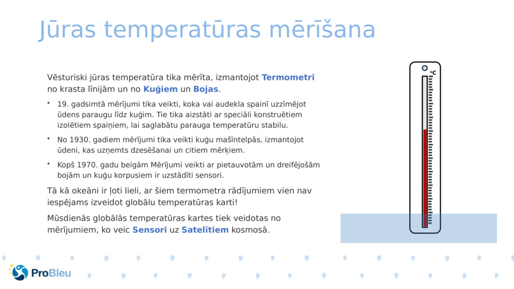 Jūras temperatūras mērīšana