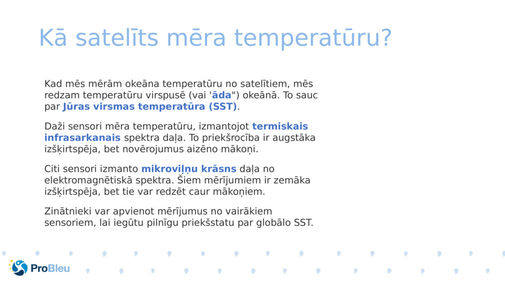 Kā satelīts mēra temperatūru? 