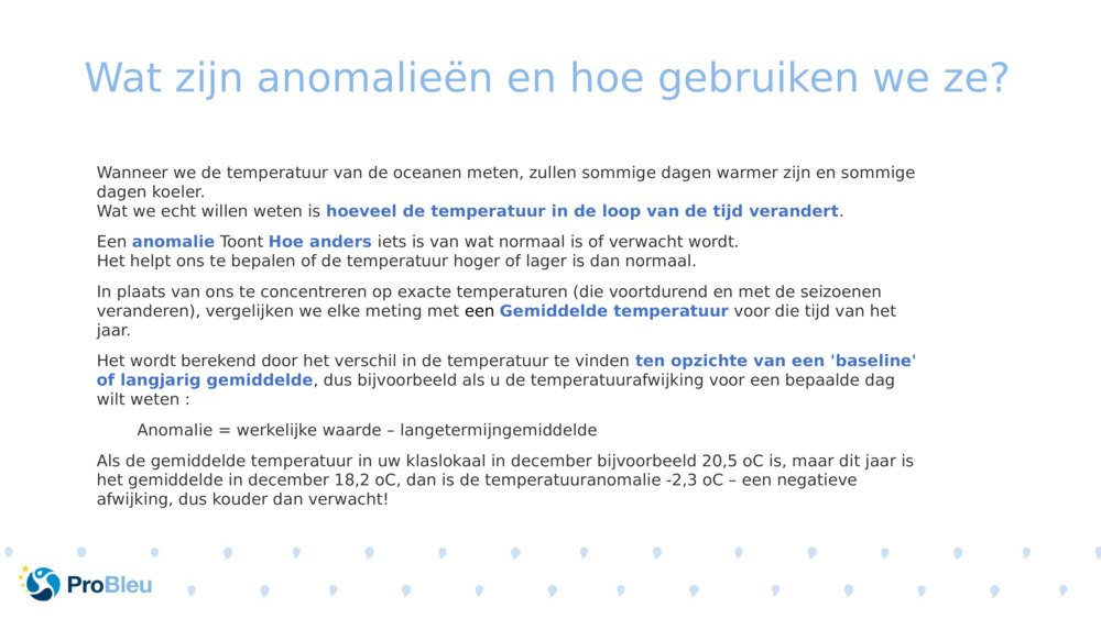 Wat zijn anomalieën en hoe gebruiken we ze?