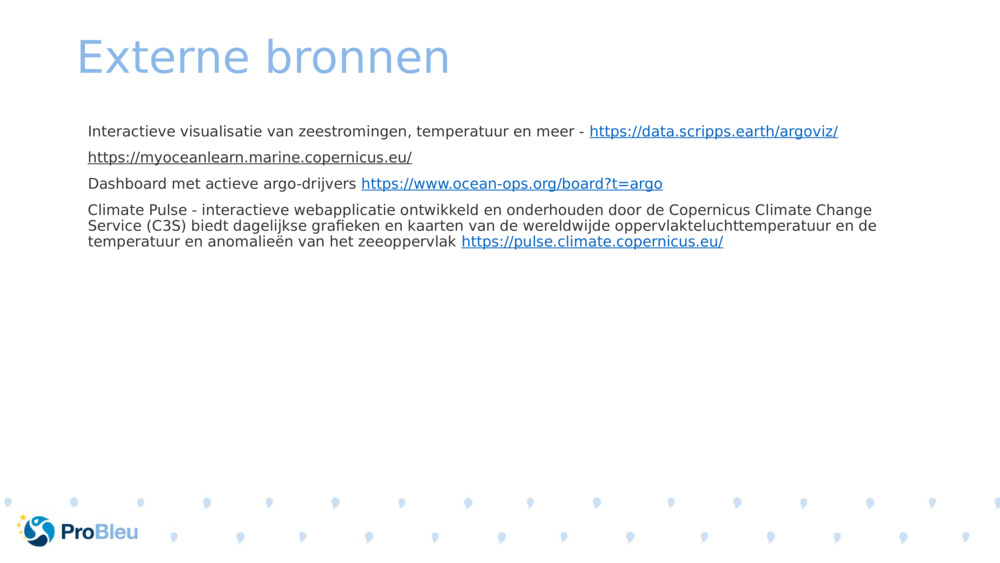 Externe bronnen