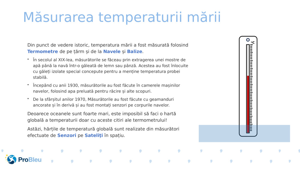 Măsurarea temperaturii mării