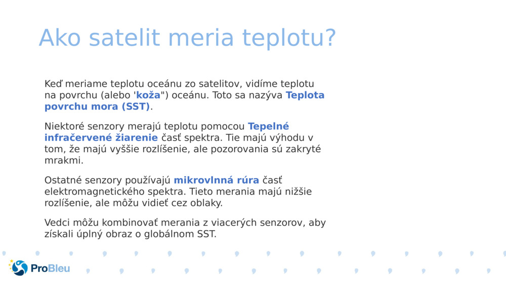 Ako satelit meria teplotu? 