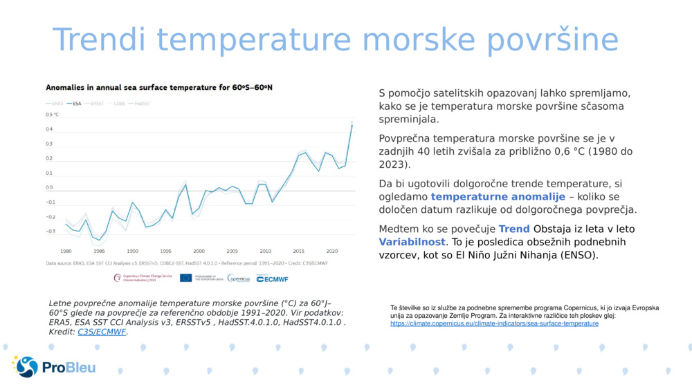 Trendi temperature morske površine