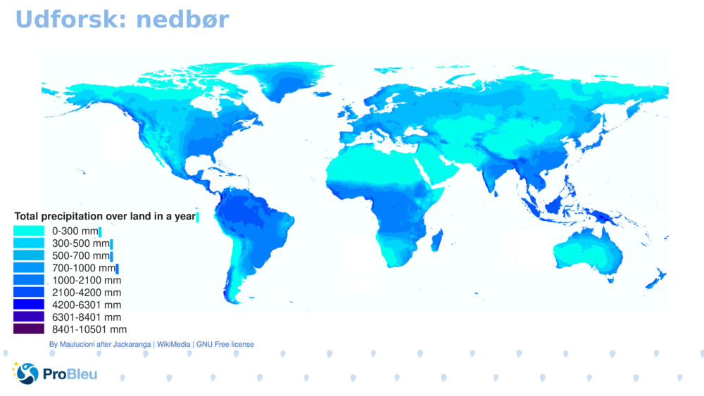 Udforsk: nedbør