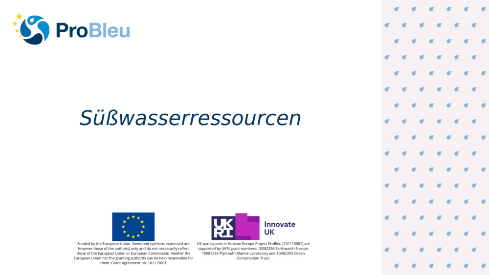 Süßwasserressourcen