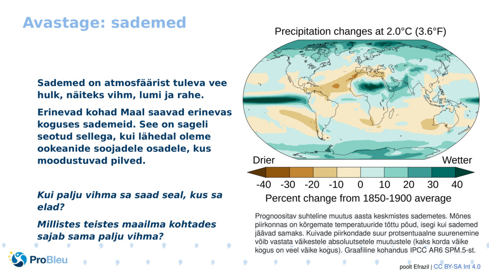 Avastage: sademed