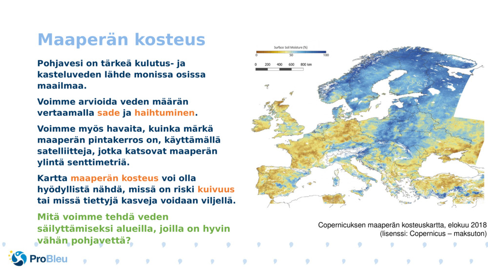 Maaperän kosteus