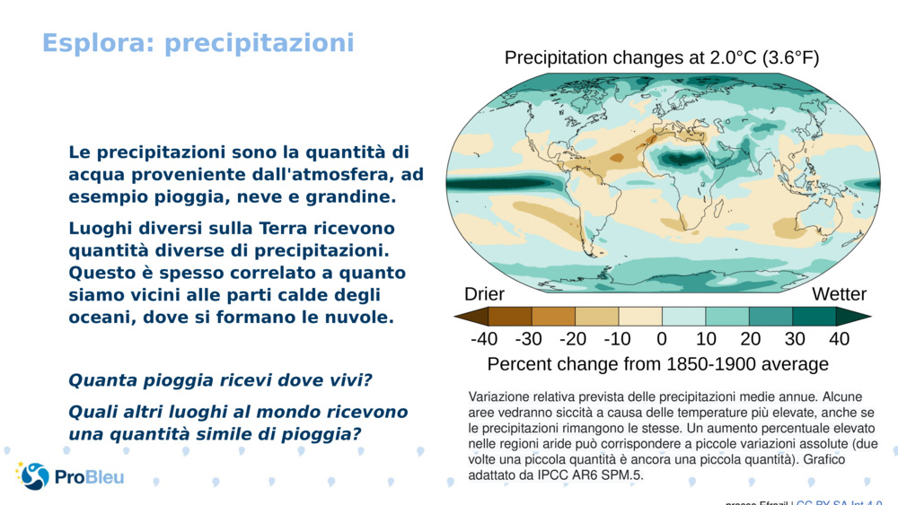 Esplora: precipitazioni