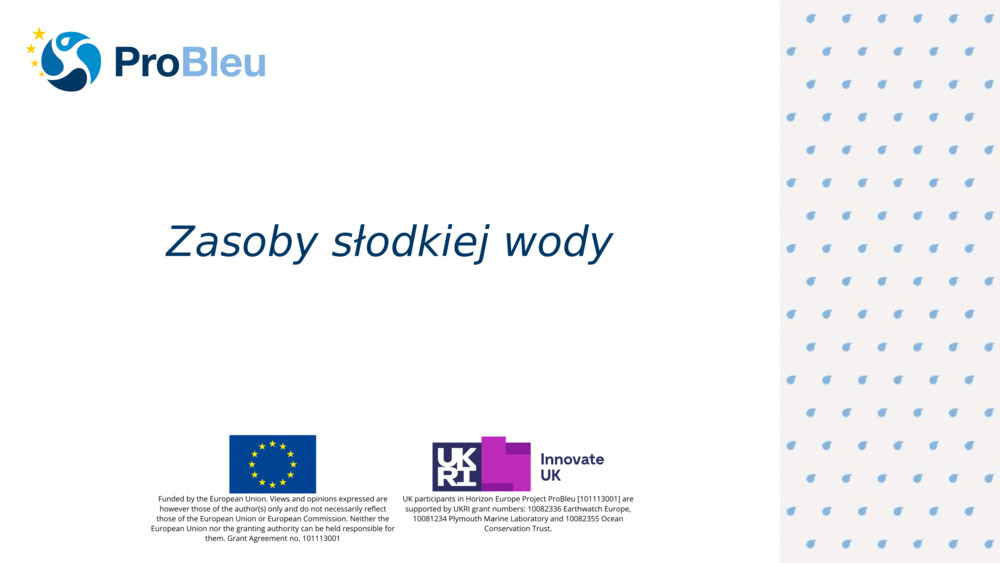 Zasoby słodkiej wody