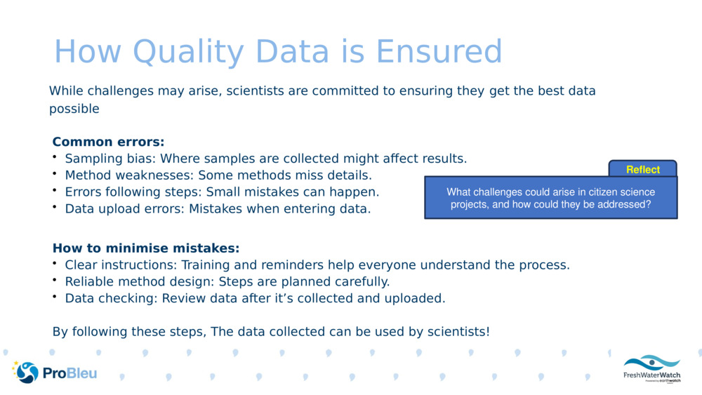 How Quality Data is Ensured