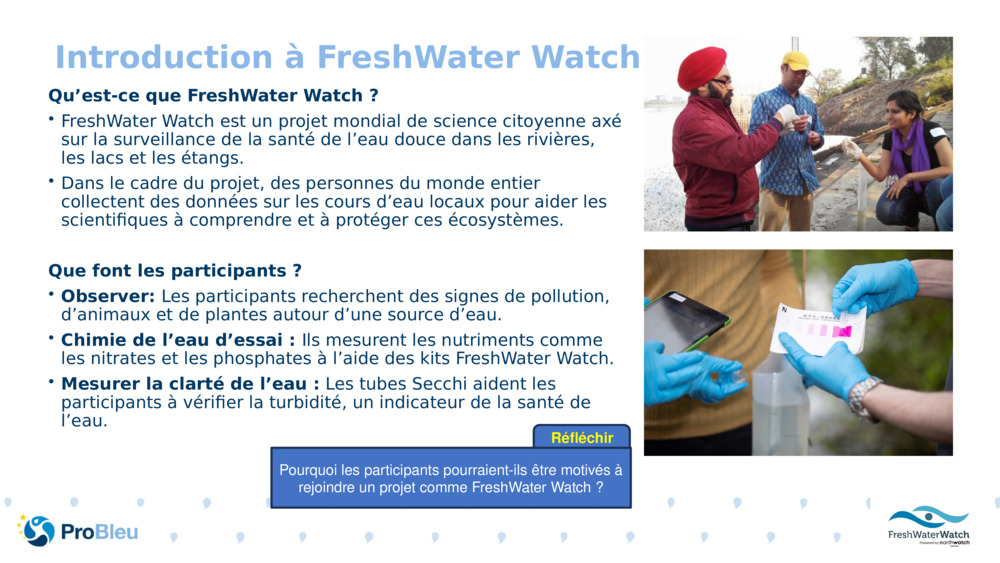 Introduction à FreshWater Watch