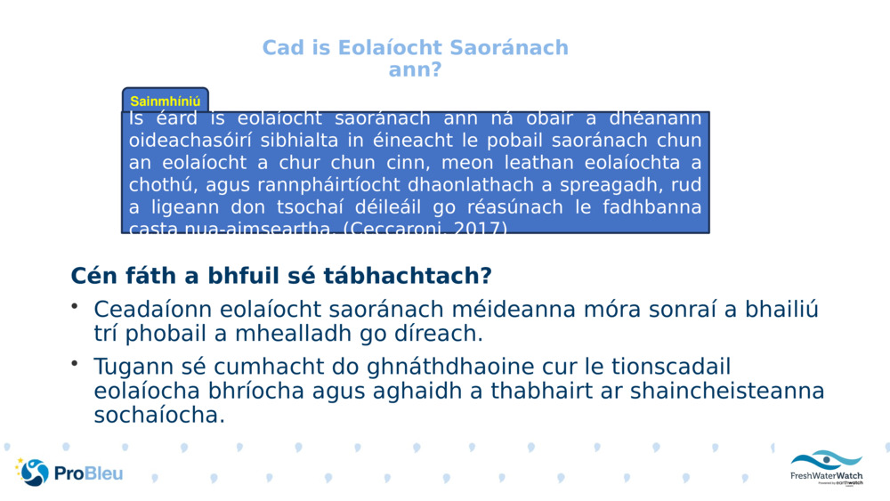 Cén fáth a bhfuil sé tábhachtach?